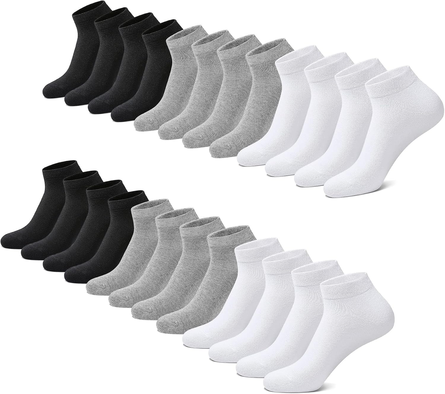 Detalle de Sneaker Socken bio Baumwolle 12 Paar