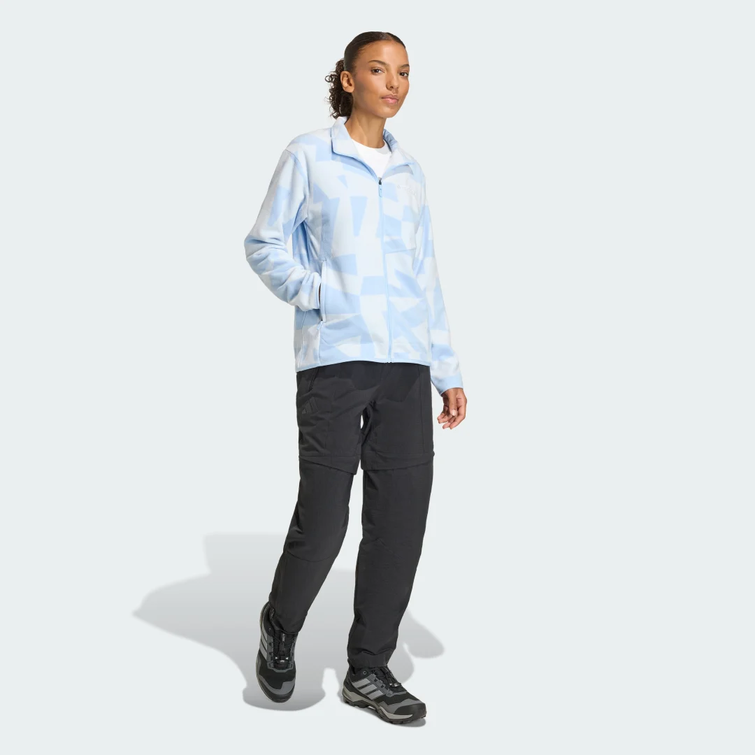 Detalle de Chaqueta de felpa estampada Terrex Multi de Adidas