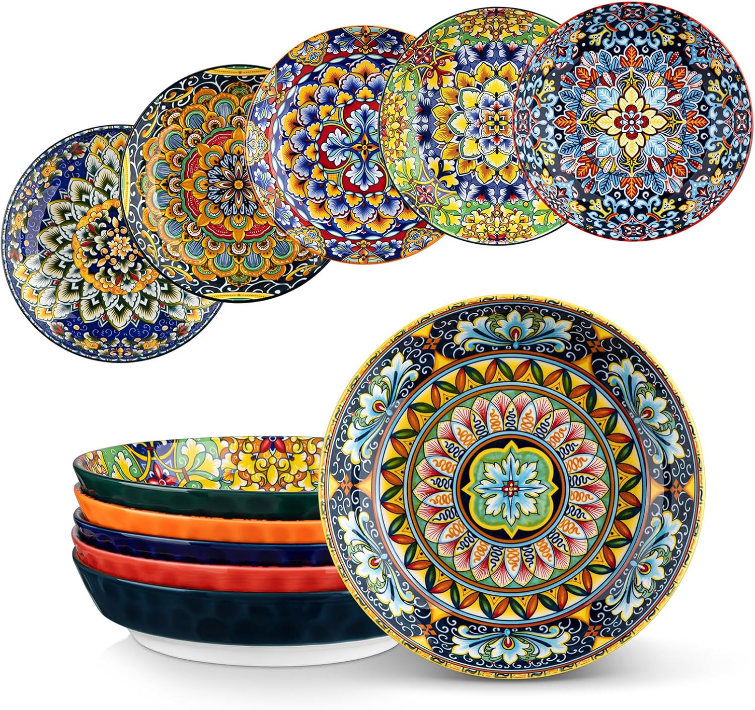 Vancasso Pasta Bowls 32 Oz set of 6