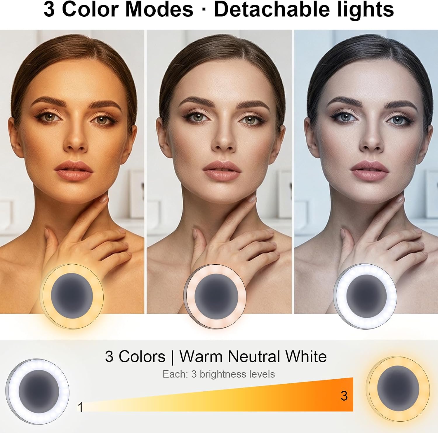 Thumbnail 2 de Tripod for iPhone with Light and Remote: 71" Auto Face Tracking Video Kit