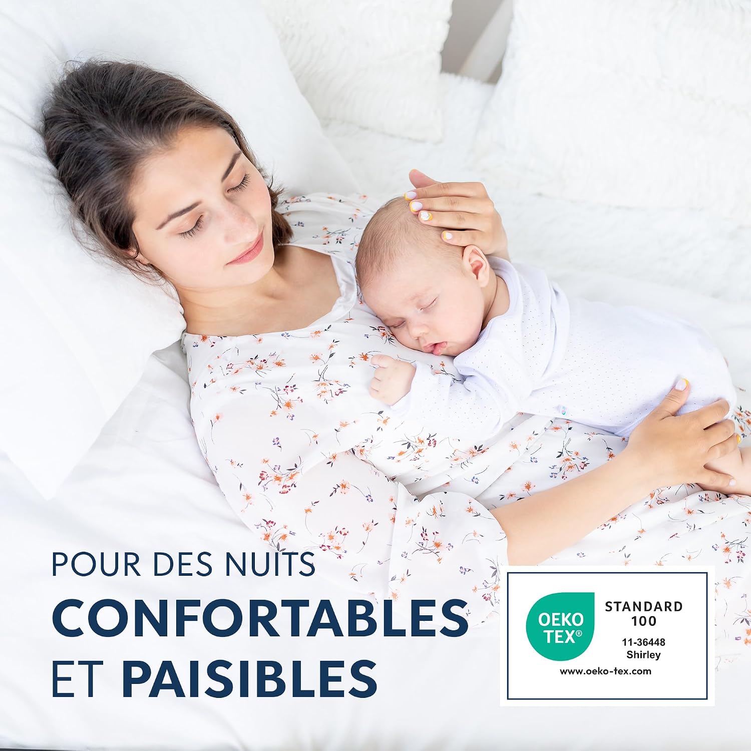 Detalle de Dreamzie Protege Matelas 150x190 cm — Imperméable, Respirant et Confortable