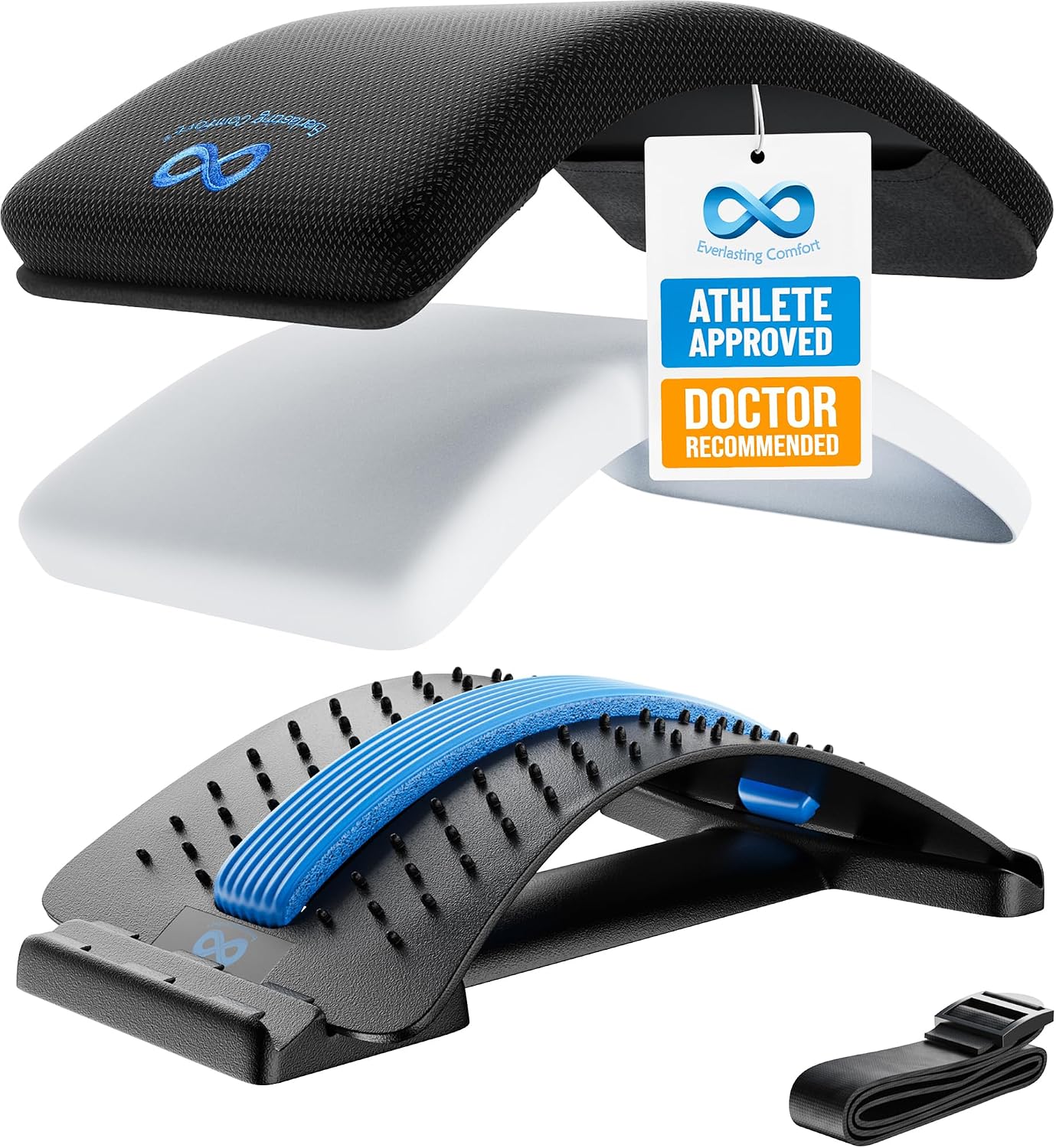 Detalle de Everlasting Comfort BSC Lumbar Support Board with 3 Angles and 88 Acupressure Nodes