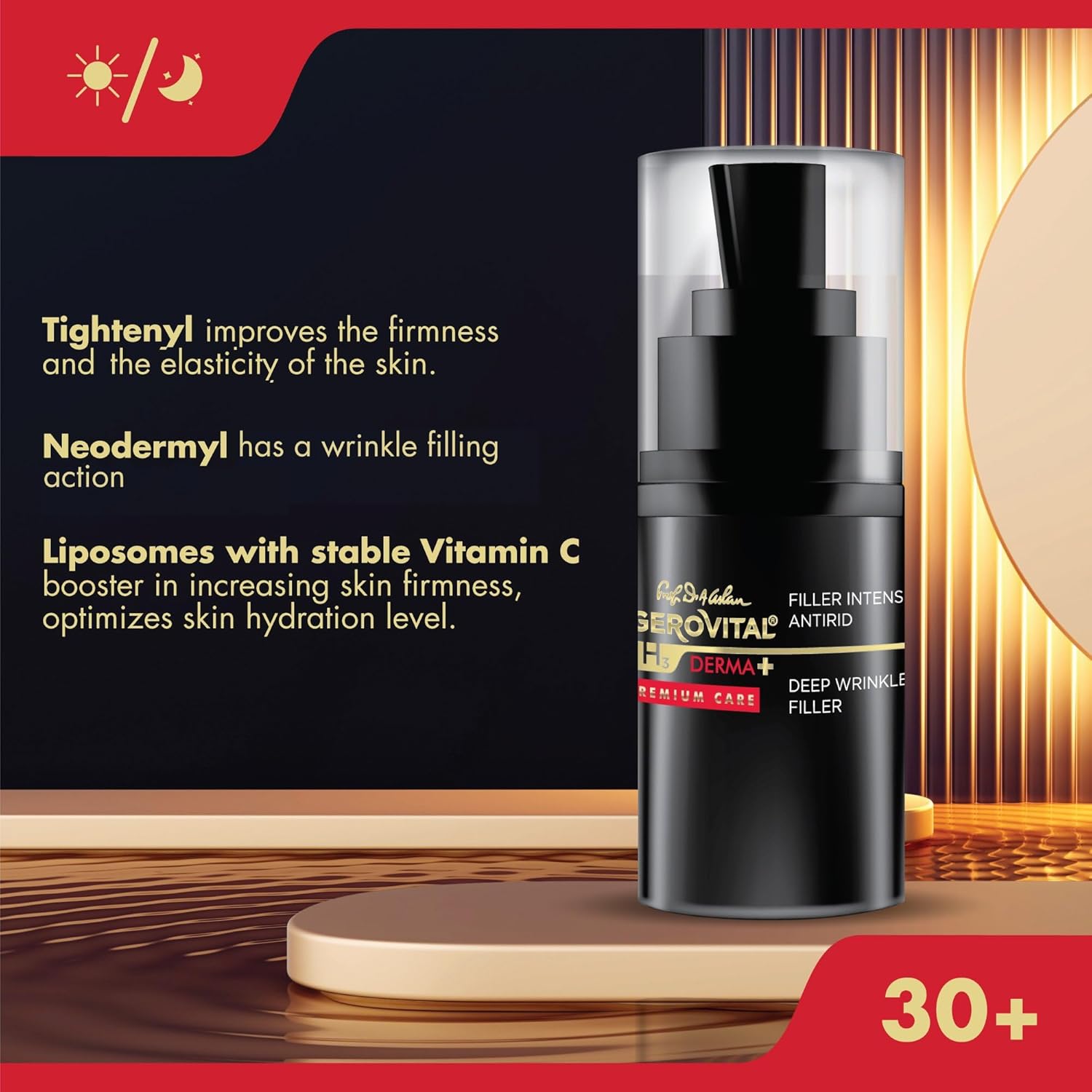Thumbnail 3 de Intensives Filler Anti-Falten Serum von Gerovital H3 Derma + Premium Care (15 ml)