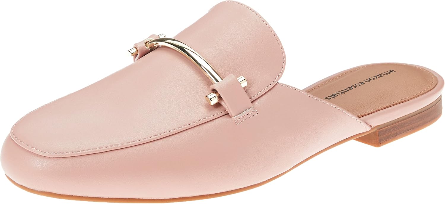 Detalle de Amazon Essentials Women's Slip On Buckle Mule, Backless