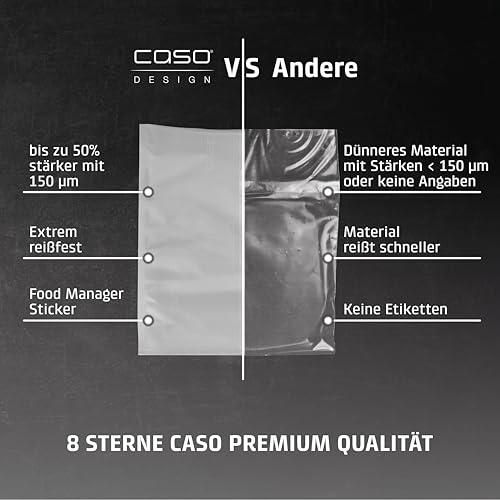 Thumbnail 6 de CASO 8 Sterne Profi-Vakuumfolienrollen 20 x 600 cm – 2 Rollen, BPA-frei, 150 µm