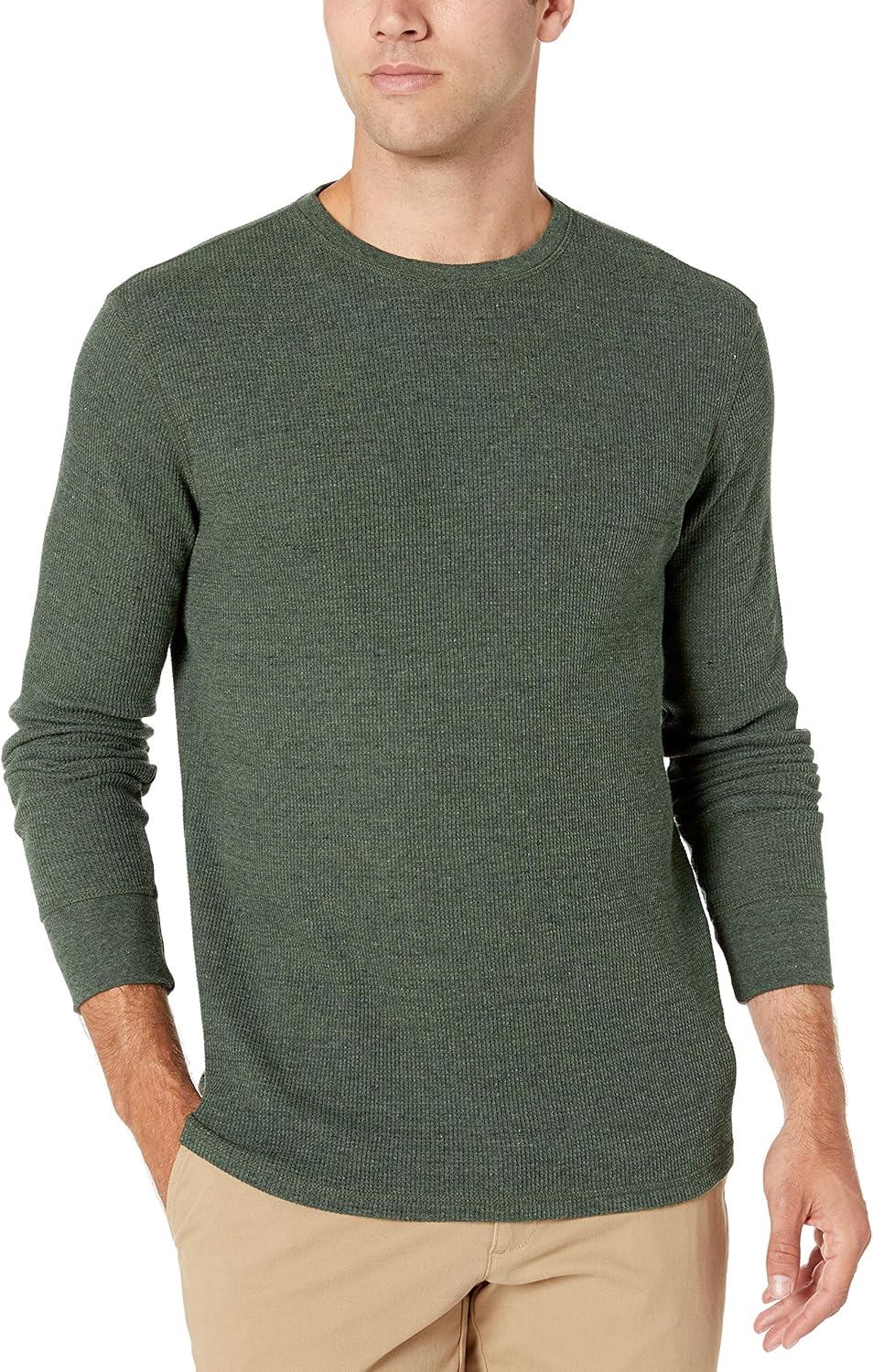 Thumbnail 1 de Amazon Essentials Men’s Regular-Fit Long-Sleeve Waffle Shirt