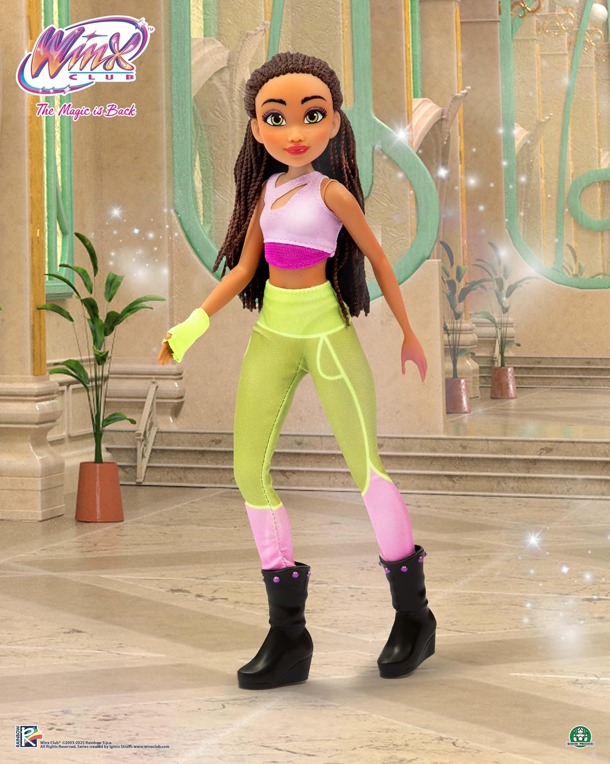 Thumbnail 5 de Winx Poupée articulée 26 cm – Série Iconic, Modèle Aisha (VNX775), violet et vert