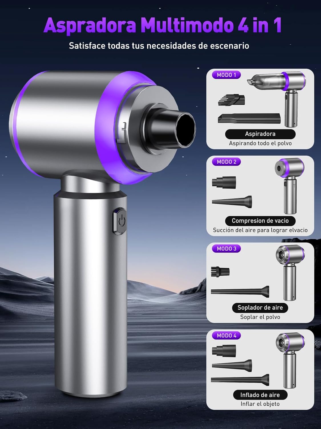 Thumbnail 3 de IYOFINE Vacuum Air Duster 80,000RPM 🧹