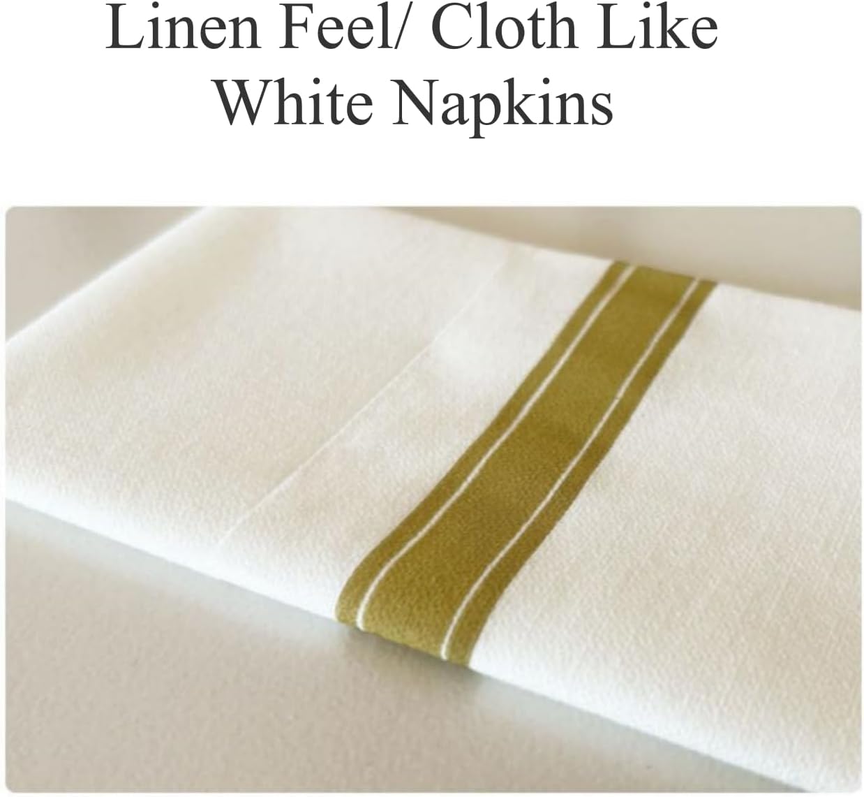 Detalle 2 de PHUNAT 50Pcs Linen Feel Napkins