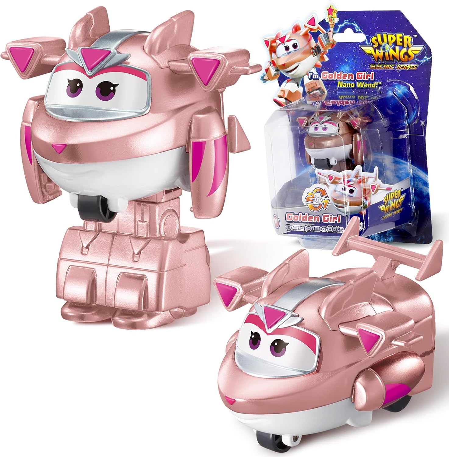 Thumbnail 6 de Super Wings Marty Avión Transforming 2 en 1