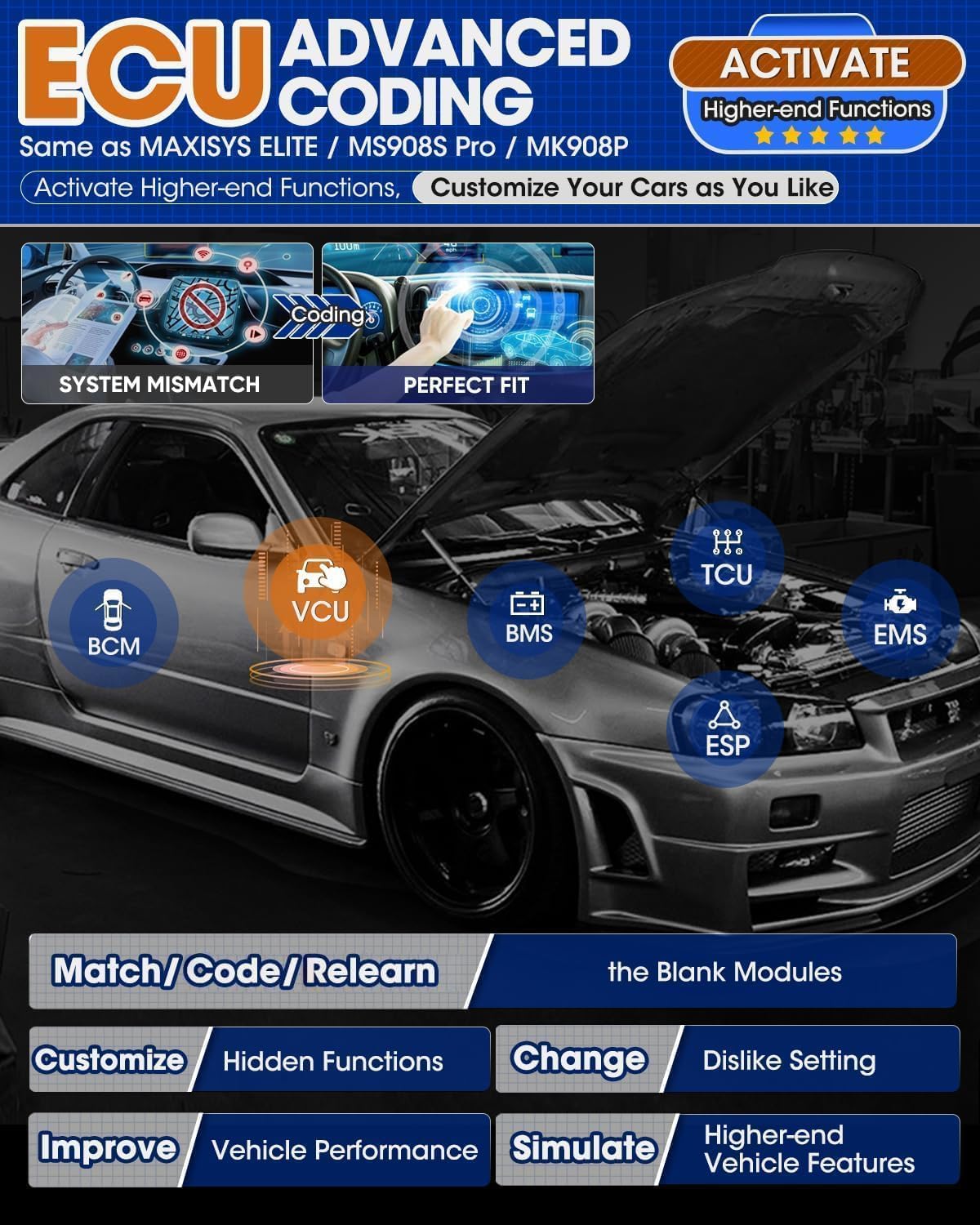 Thumbnail 4 de Autel MK906 Pro MaxiCOM MV108S bidireccional