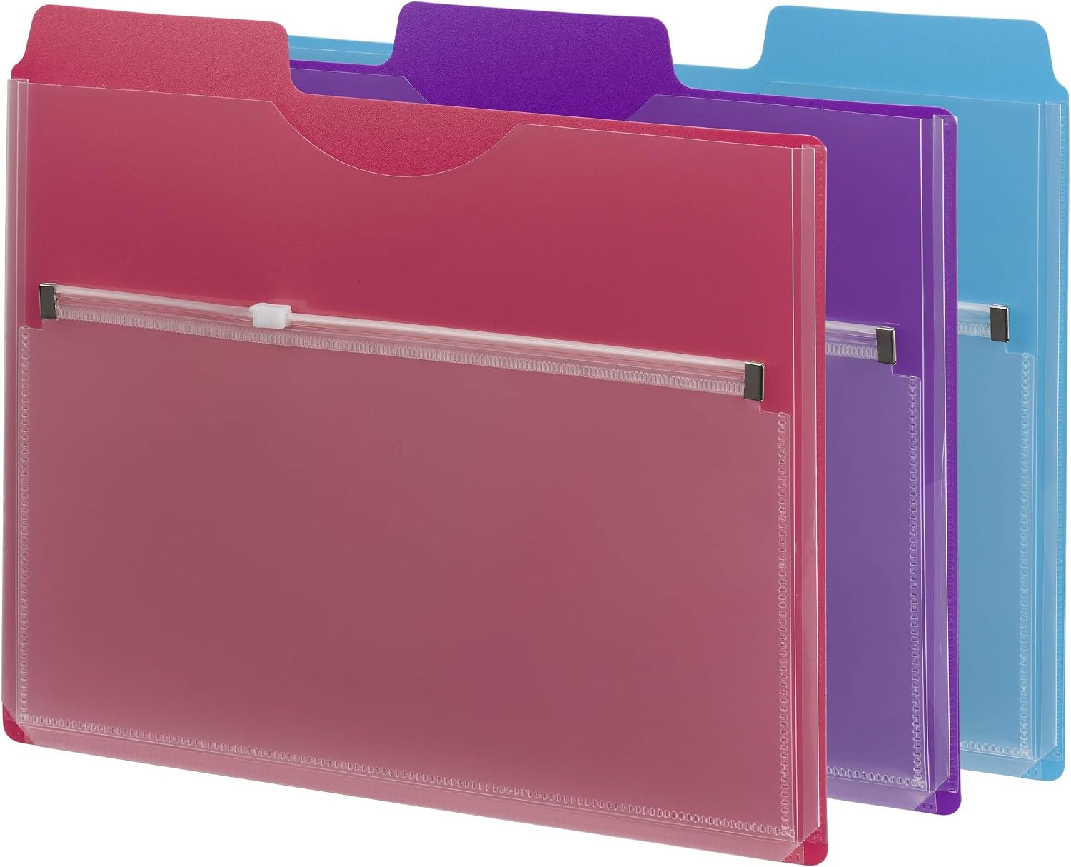 Detalle de Smead Plastic Expanding File Folders, Letter Size