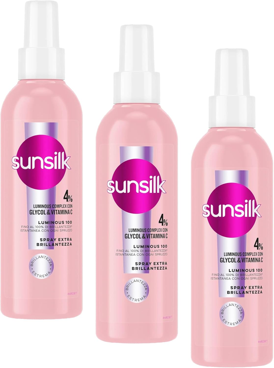 Detalle de Sunsilk Spray Extra Brillantezza Luminous 100 – 200 ml: lucentezza istantanea senza risciacquo