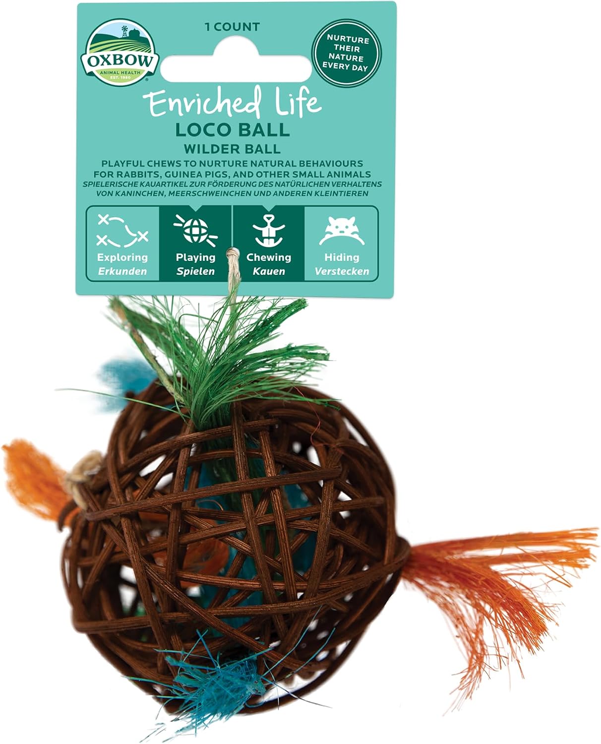 Thumbnail 6 de Oxbow Enriched Life Scatola da Scavo a Tema Giardino – Giocattoli per Conigli, Porcellini d'India e Criceti