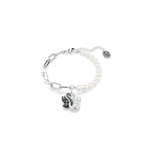 Detalle de Swarovski Pulsera Swan Strand Crystal Pearls, Rodio 1 unidad 💍