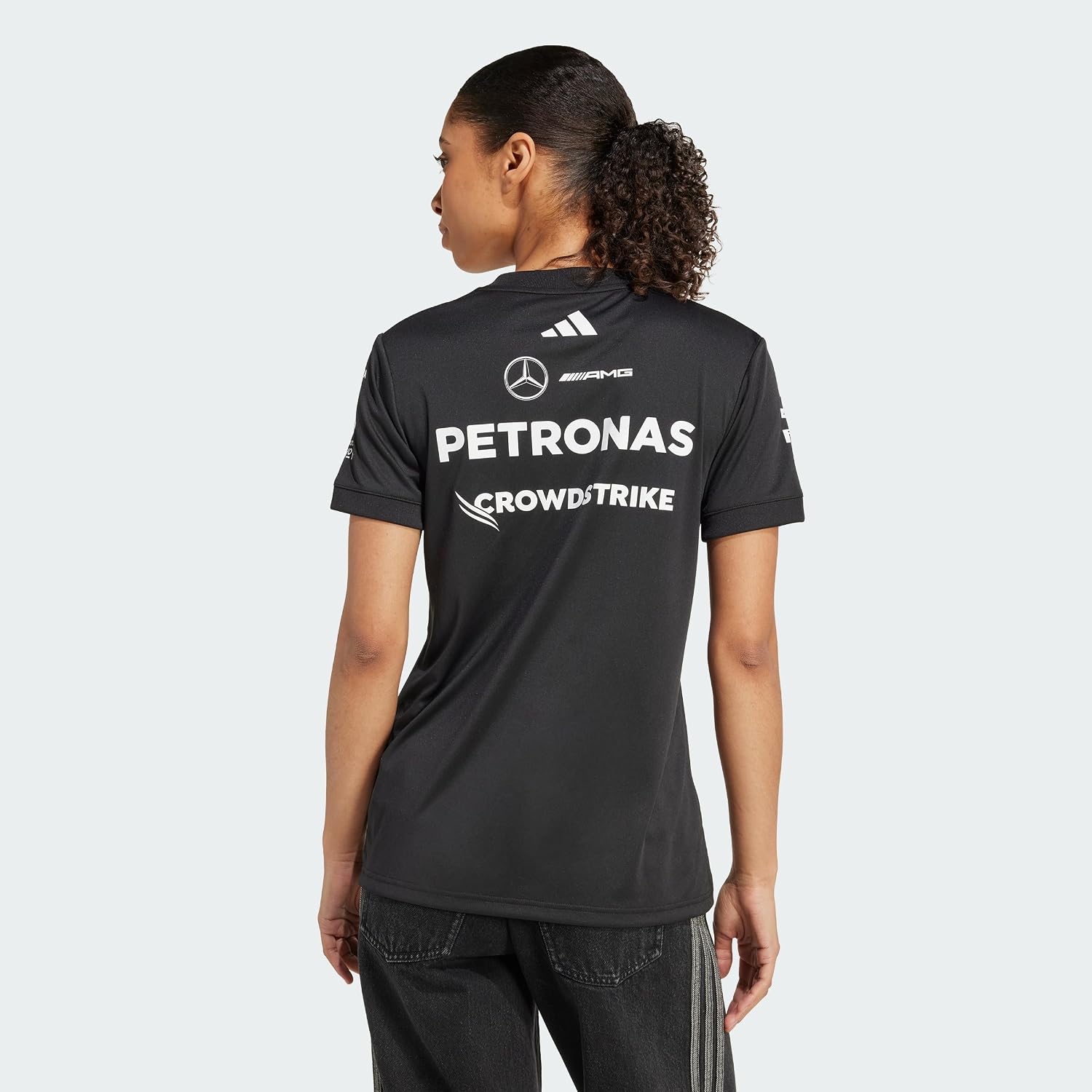 Thumbnail 2 de adidas Damen Mercedes-AMG Petronas Formula One Team Driver Jersey – Kurzarm, Schwarz, 1er Pack