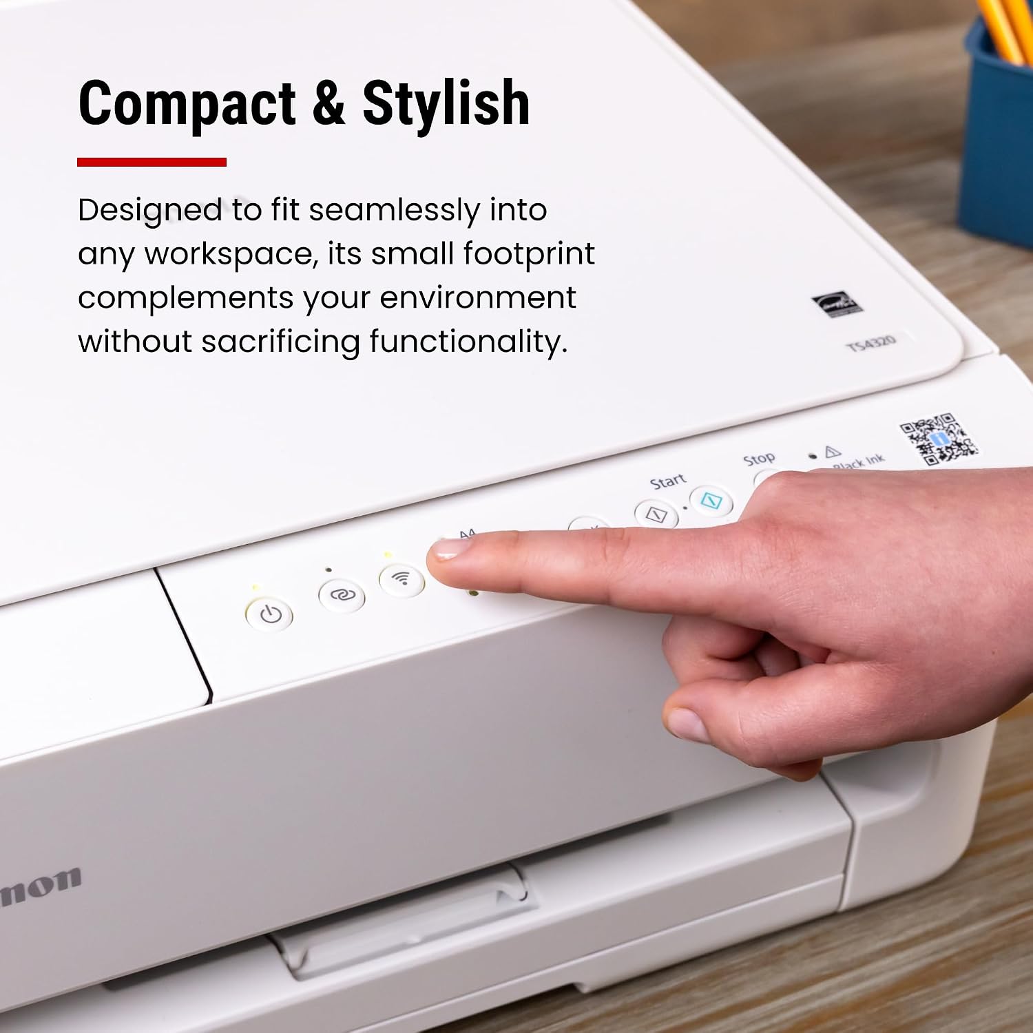 Thumbnail 3 de Canon PIXMA TS4320 Wireless Color Inkjet Printer