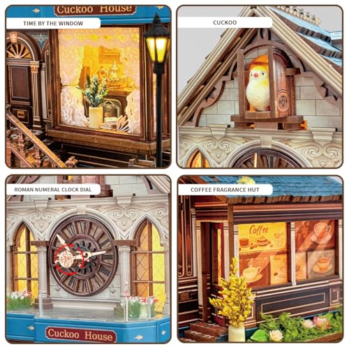 Thumbnail 6 de STRUCWOOD 3D Holzpuzzle: Kuckucksuhr Haus Kit – DIY Miniaturwelt aus Massivholz