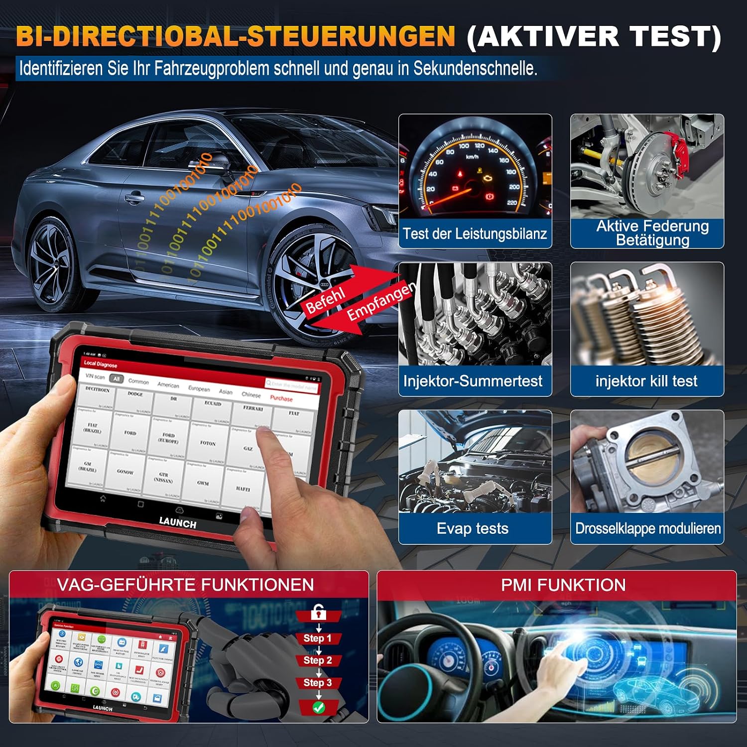 Thumbnail 3 de LAUNCH X431 PRO Elite OBD2 Diagnosesystem