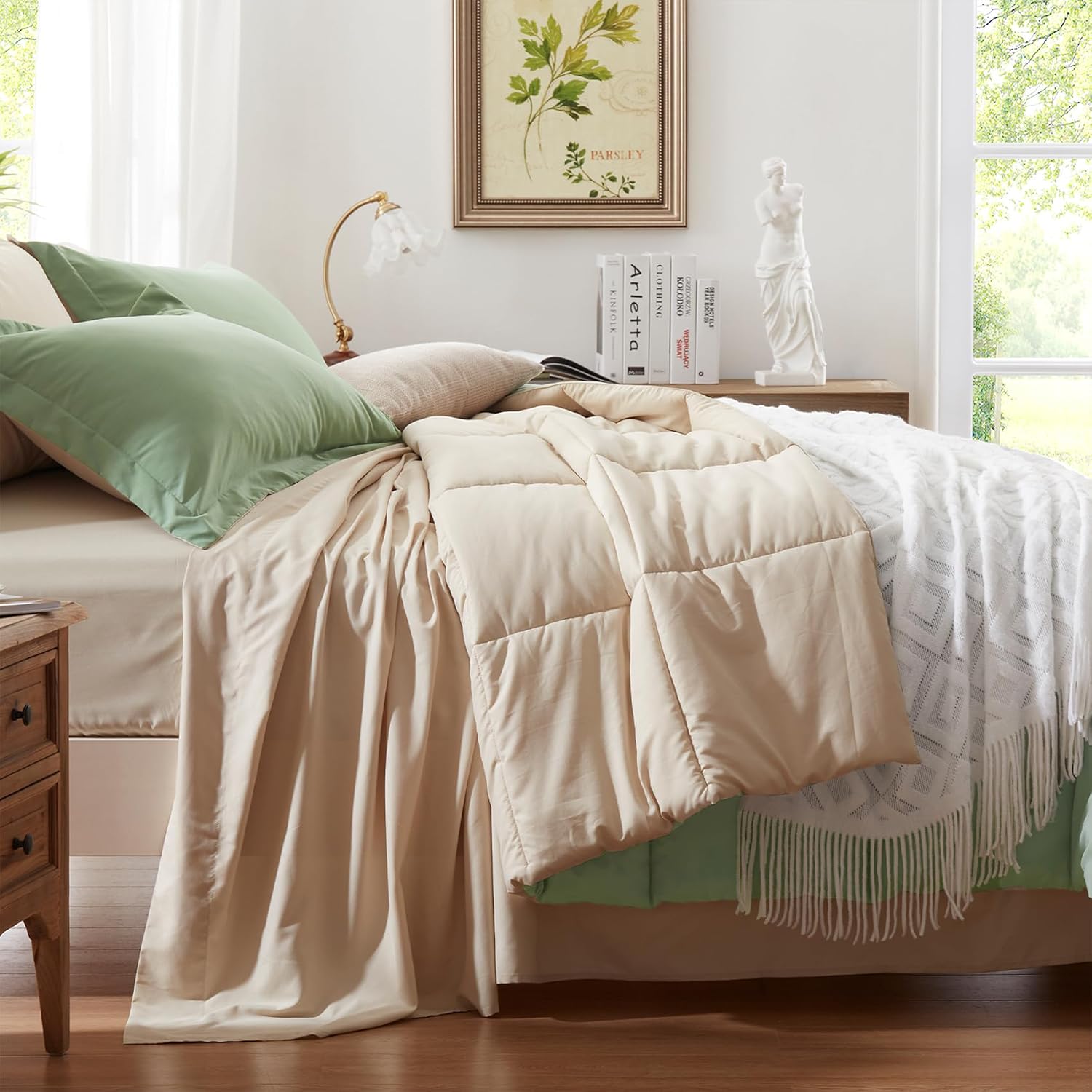 Thumbnail 2 de Anluoer King Size 7‑Piece Bedding Set