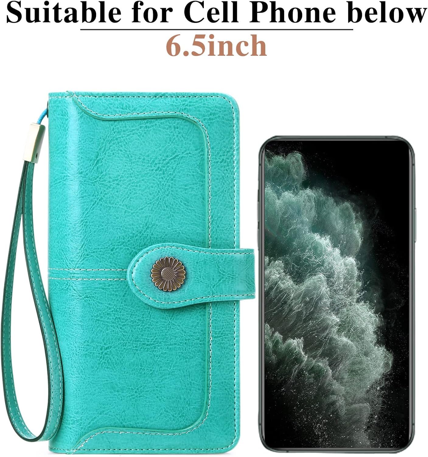 Thumbnail 6 de Ladies purse RFID leather wallet