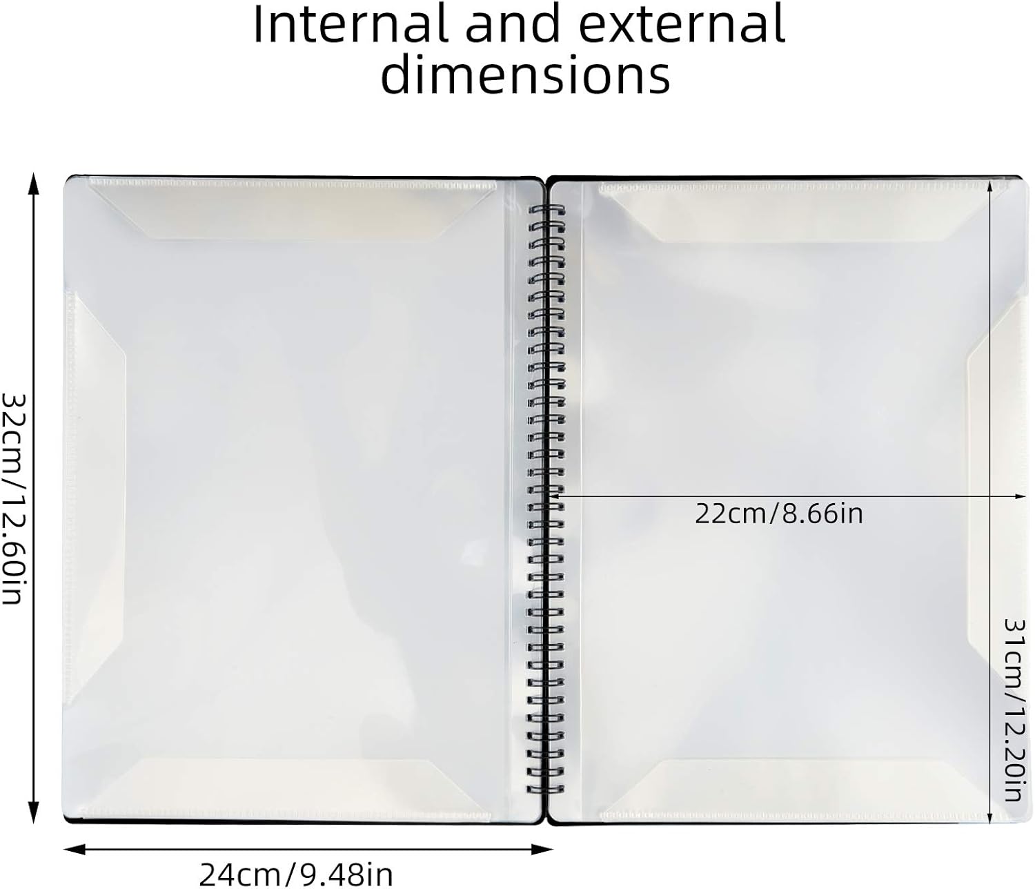 Thumbnail 1 de Irich Music File Folder A4 – 60 Sheet Choir Folder for Presentations