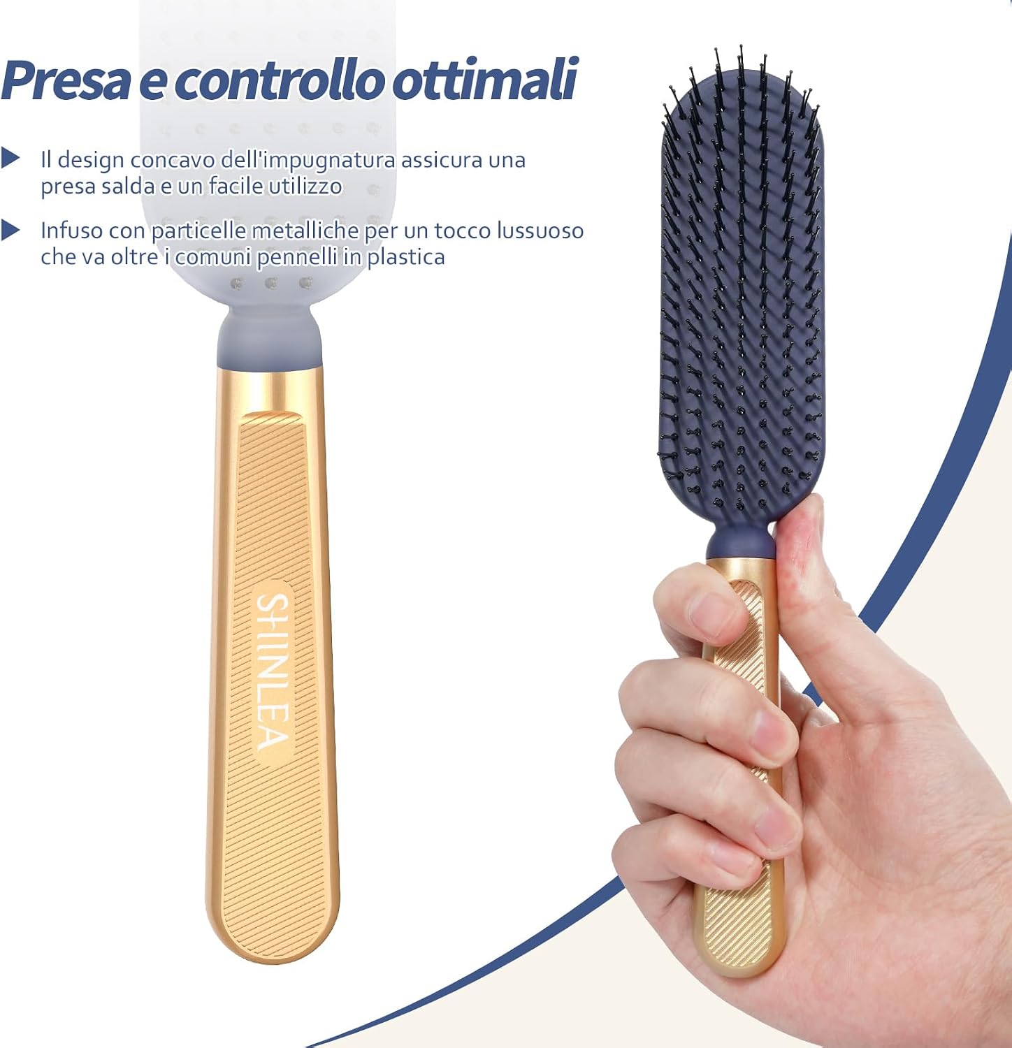 Detalle 2 de SHINLEA Spazzola districante 149 setole 💇♀