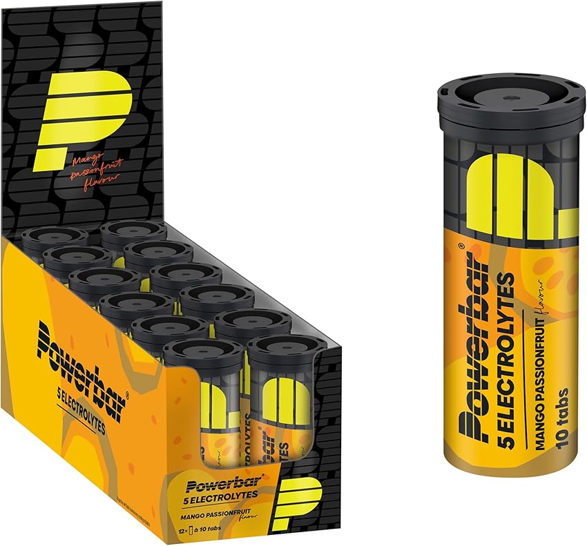 Detalle de PowerBar 5 Electrolytes Mango-Passionfruit 12x10 Tabs 💧