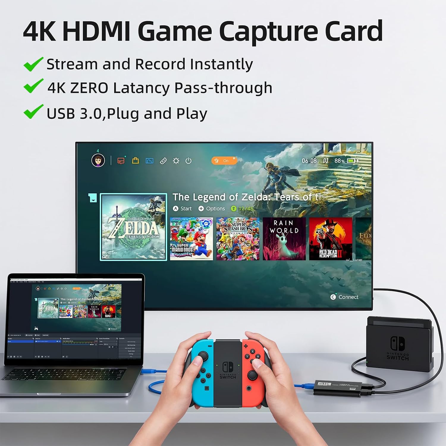 Thumbnail 2 de VIXLW Video Capture Card USB 3.0