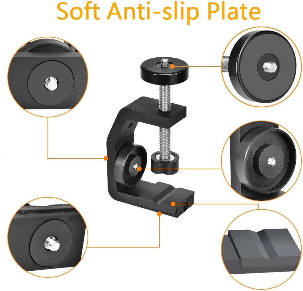 Thumbnail 5 de UTEBIT C Clamp Camera Mount with 360° Swivel Mini Ball Head