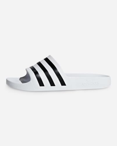 Thumbnail 10 de Adidas Adilette Aqua Slides - Cloud White/Core Black/Cloud White, UK 10 (EU 44.5)