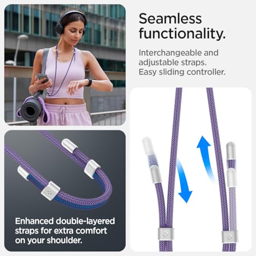 Thumbnail 6 de Spigen 2 pièces câble téléphone ceinture violet
