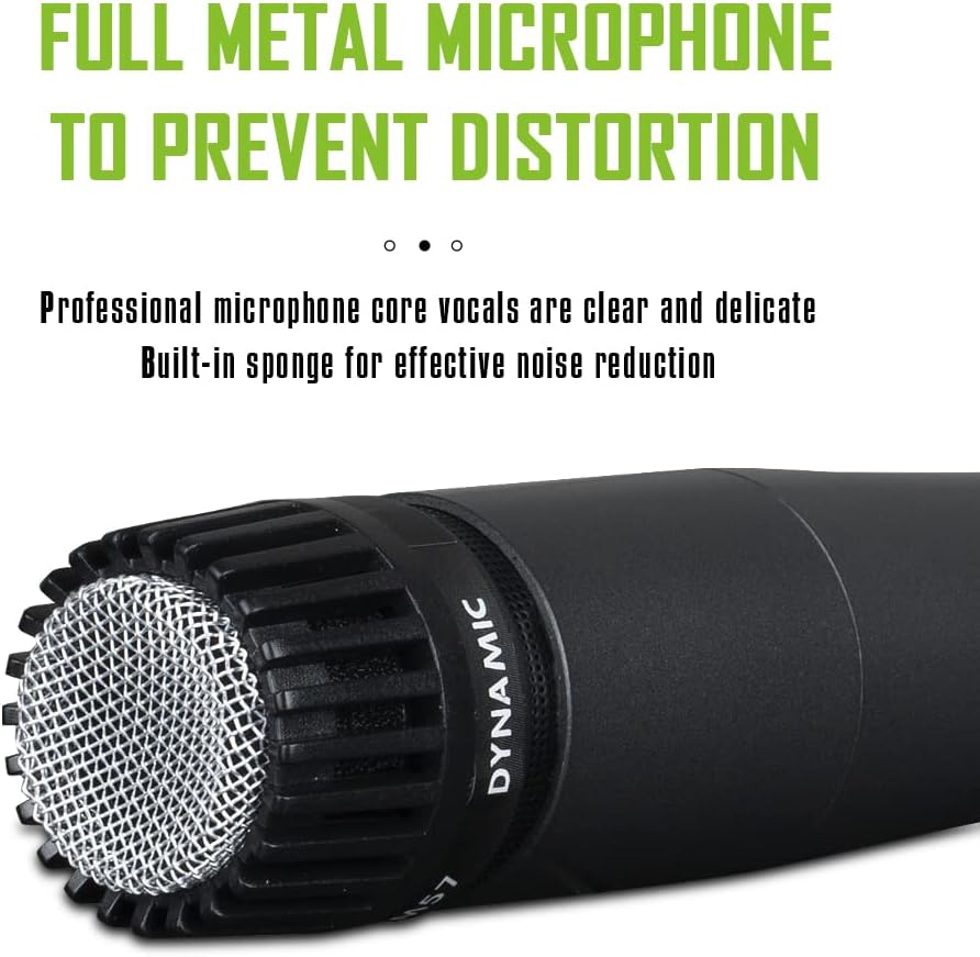 Thumbnail 5 de WEYMIC WM57 Dynamic Handheld Microphone, Unidirectional XLR, Metal Body