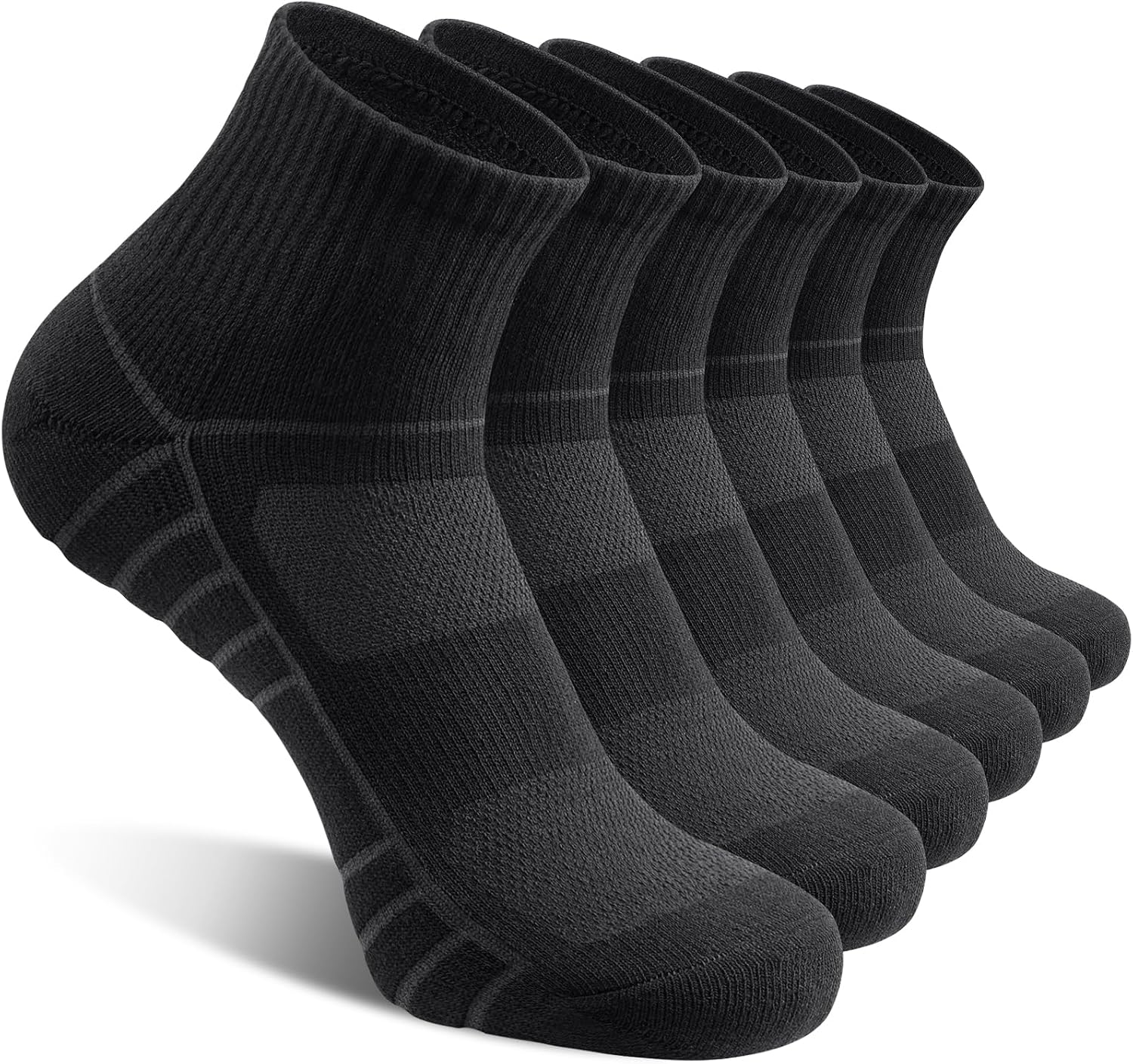 Detalle de coskefy Sports Quarter Ankle Socks 6 pairs
