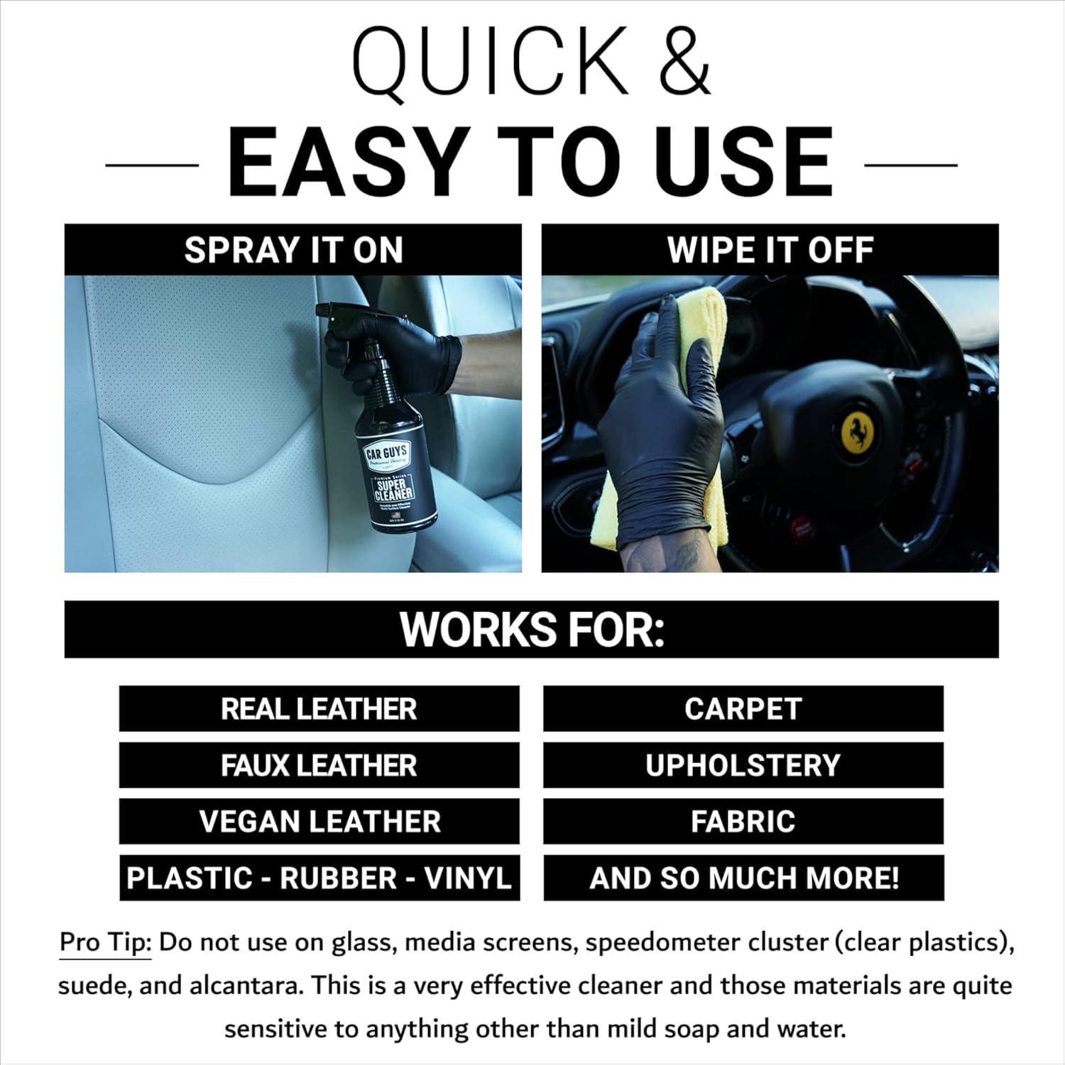 Thumbnail 5 de CAR GUYS Super Cleaner 18 Oz Interior & Multi-Surface Stain Remover Kit with Microfiber Towel