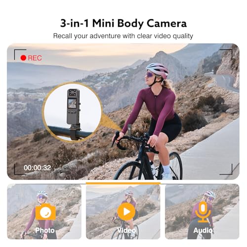 Detalle 2 de Z11 4K Body Camera 128GB, 6HR Battery