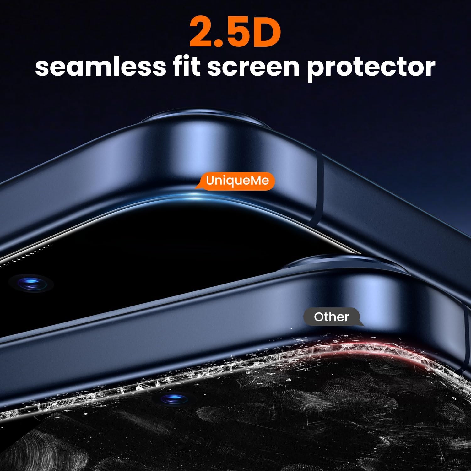 Detalle 2 de UniqueMe Privacy Screen Protector 6.9 inch