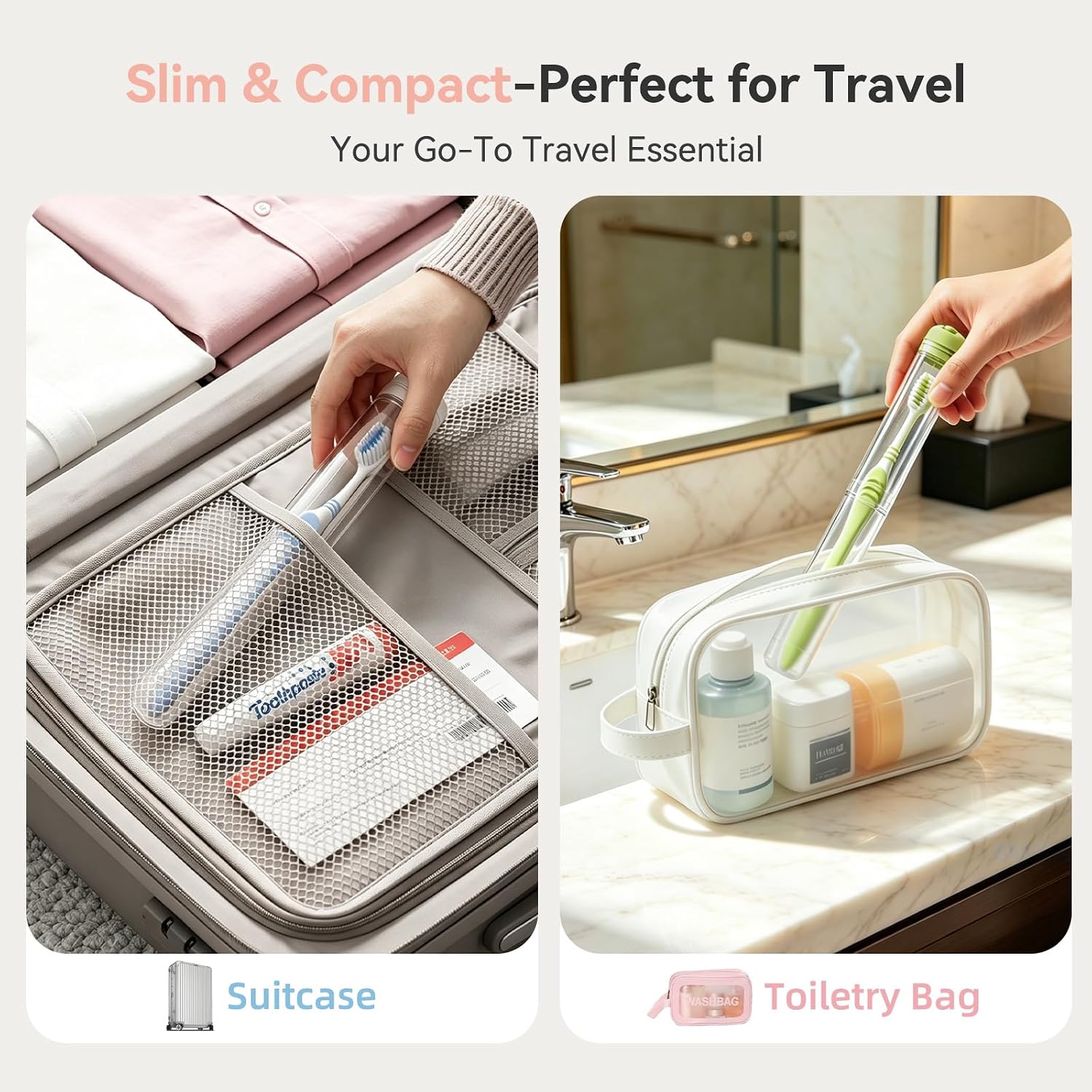 Thumbnail 6 de MOPMS Toothbrush Holder Case 2-Pack