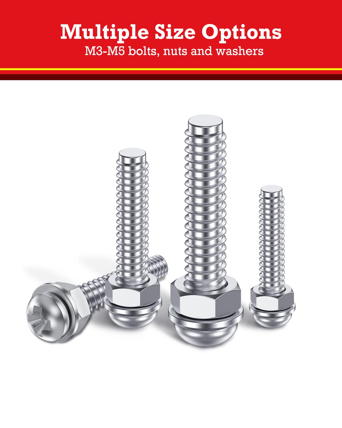 Thumbnail 1 de YOOPIN 680PCS Nuts and Bolts Set