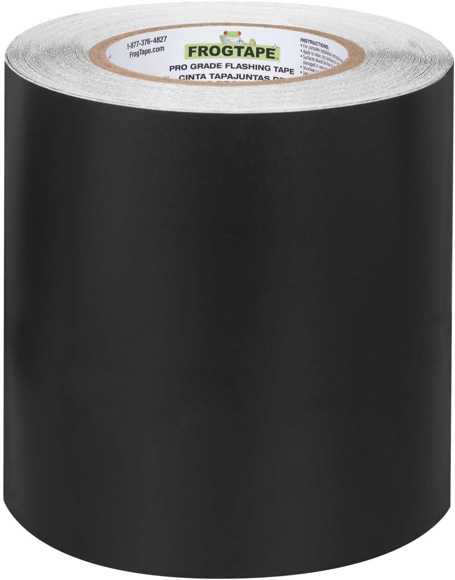Thumbnail 1 de FrogTape Pro Grade Flashing Tape for Windows & Doors (Black, 6 in. x 75 ft) — All-Weather UV-Resistant Flashing Tape