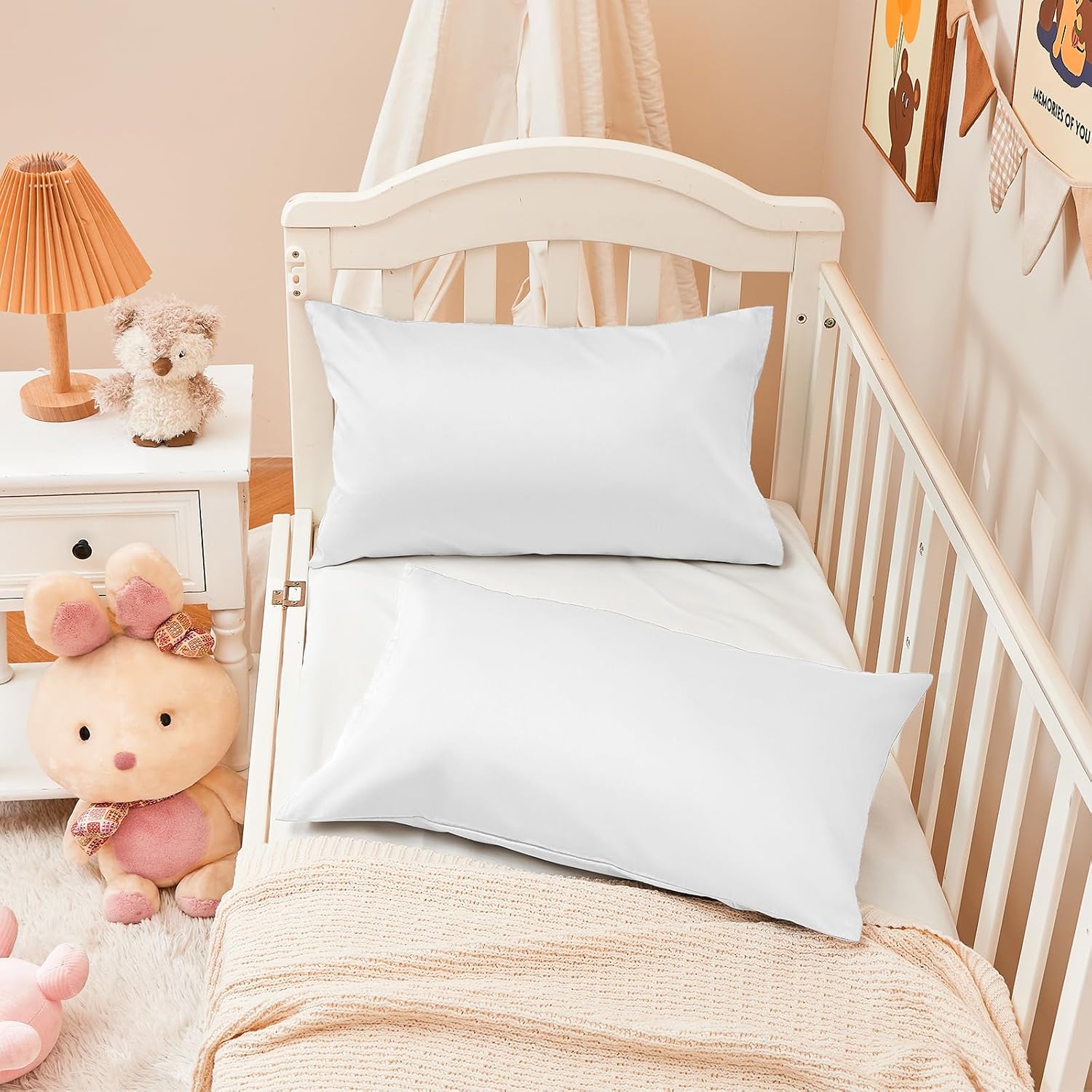 Thumbnail 6 de Warmstar YOU-1 Toddler Pillowcase Set, 100% Cotton, 13" x 18", White