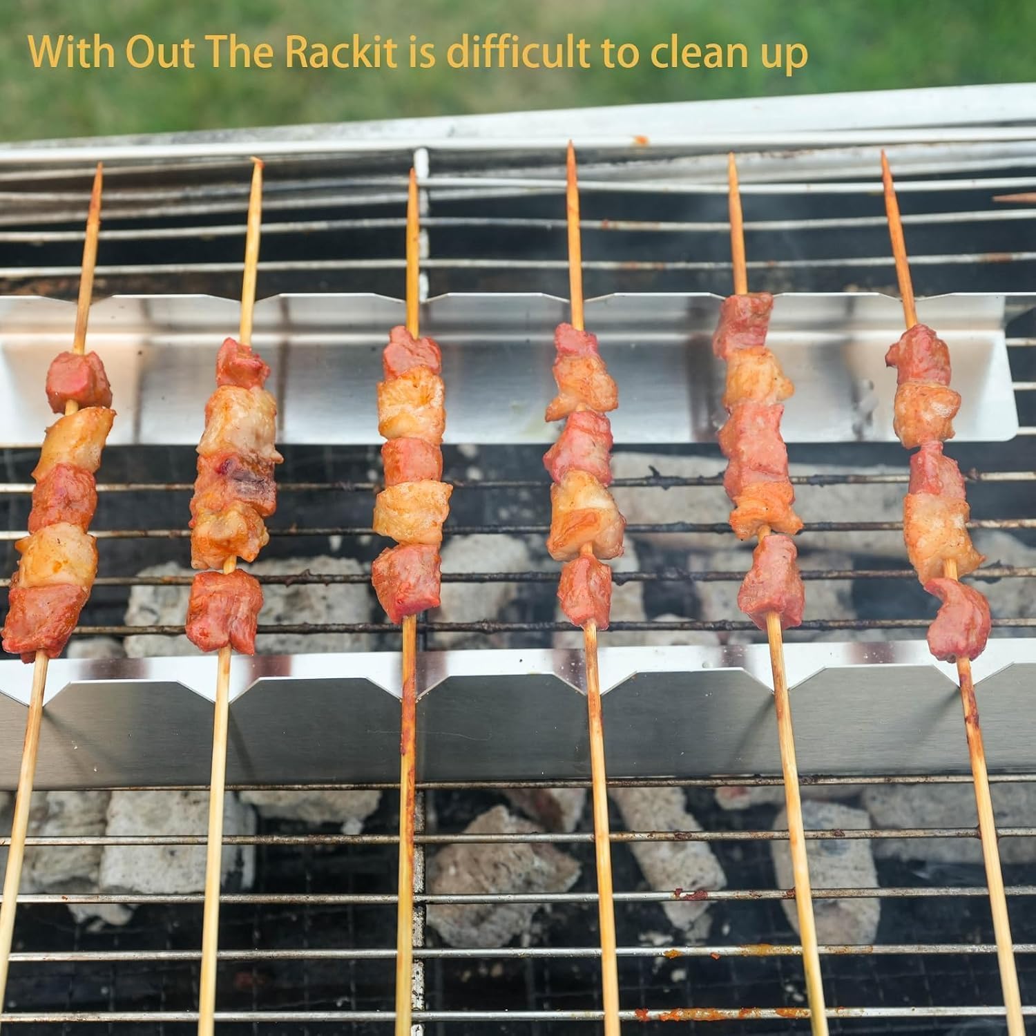 Detalle de Wzzy Gurden Griglia per spiedini 30 cm 🍢