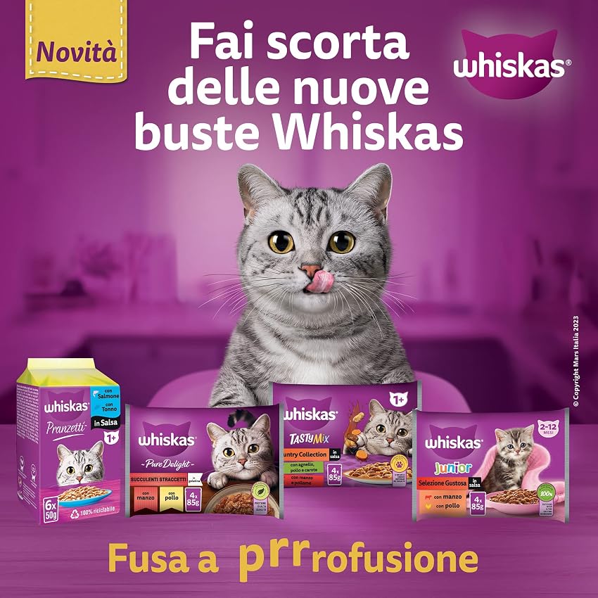 Detalle 1 de Whiskas Tasty Duo Surf & Turf 13 x 85 g 🐱