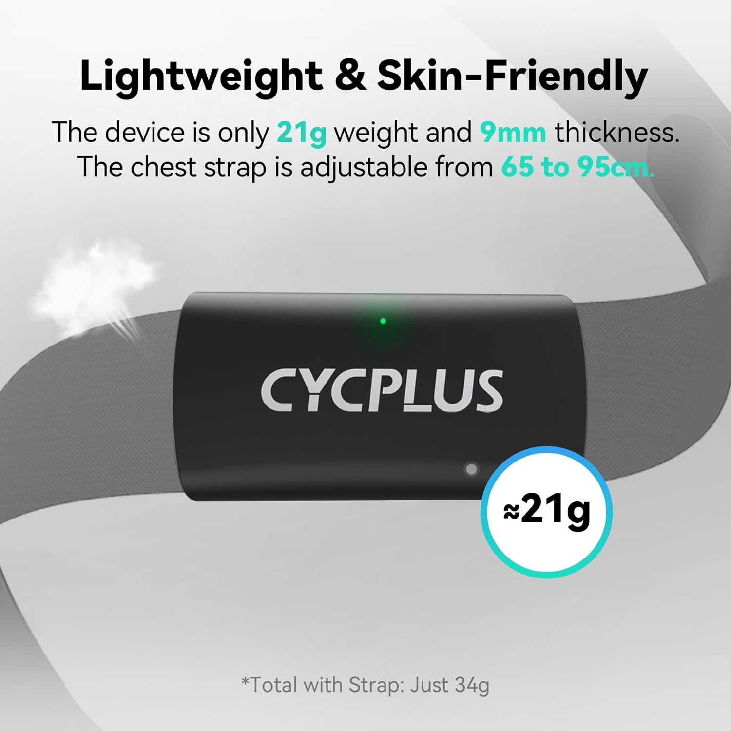 Thumbnail 4 de CYCPLUS H2Pro fascia cardio Bluetooth 500h