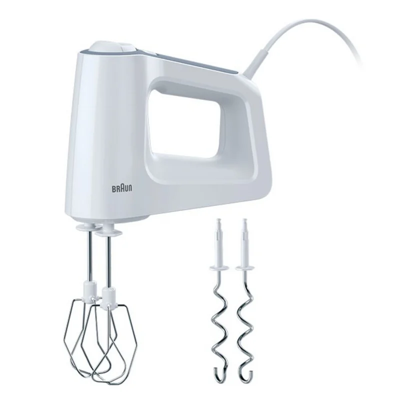 Detalle de Braun HM 3100 WH MultiMix 3: batidora de varillas potente y manejable para repostería y masas