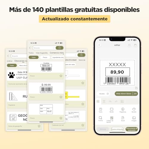 Thumbnail 4 de SUPVAN T50M Pro etiquetadora 20-50 mm 📇