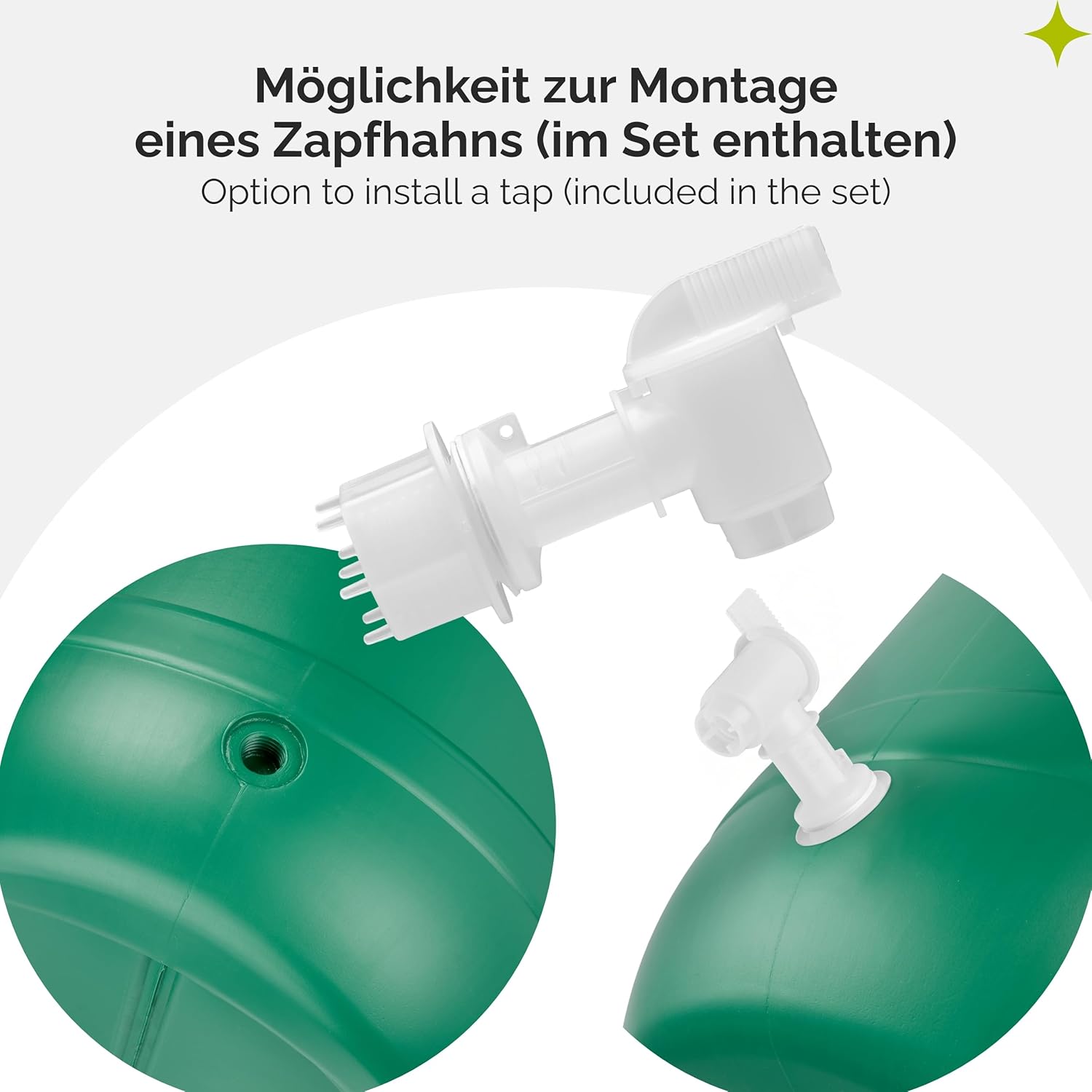 Thumbnail 2 de Garronda Weithalsfass 250 Liter Futtertonne mit Deckel (ohne Dichtung) – BPA-freies HDPE