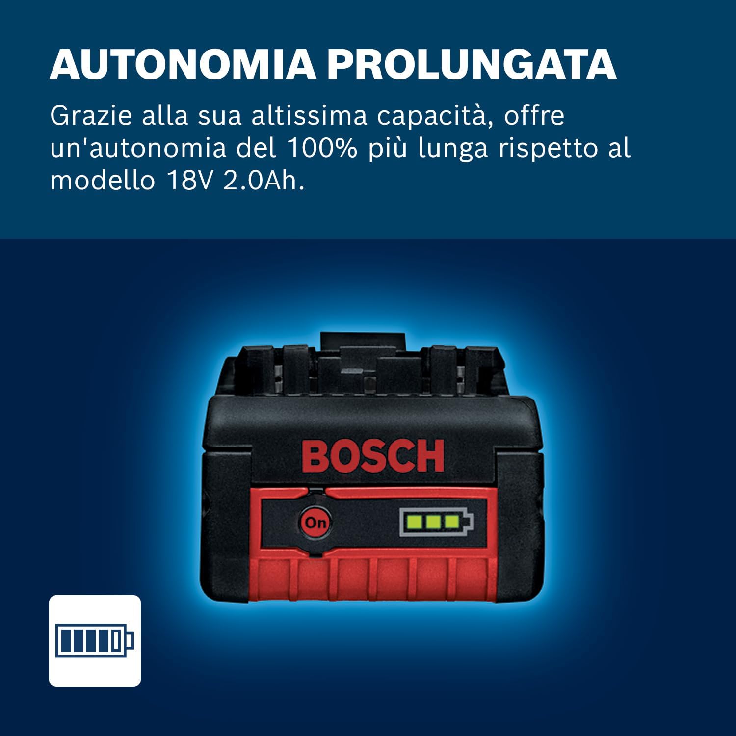 Thumbnail 2 de Set Bosch Professional 18V 2 batterie GBA 4.0 Ah + caricatore GAL 18V-40