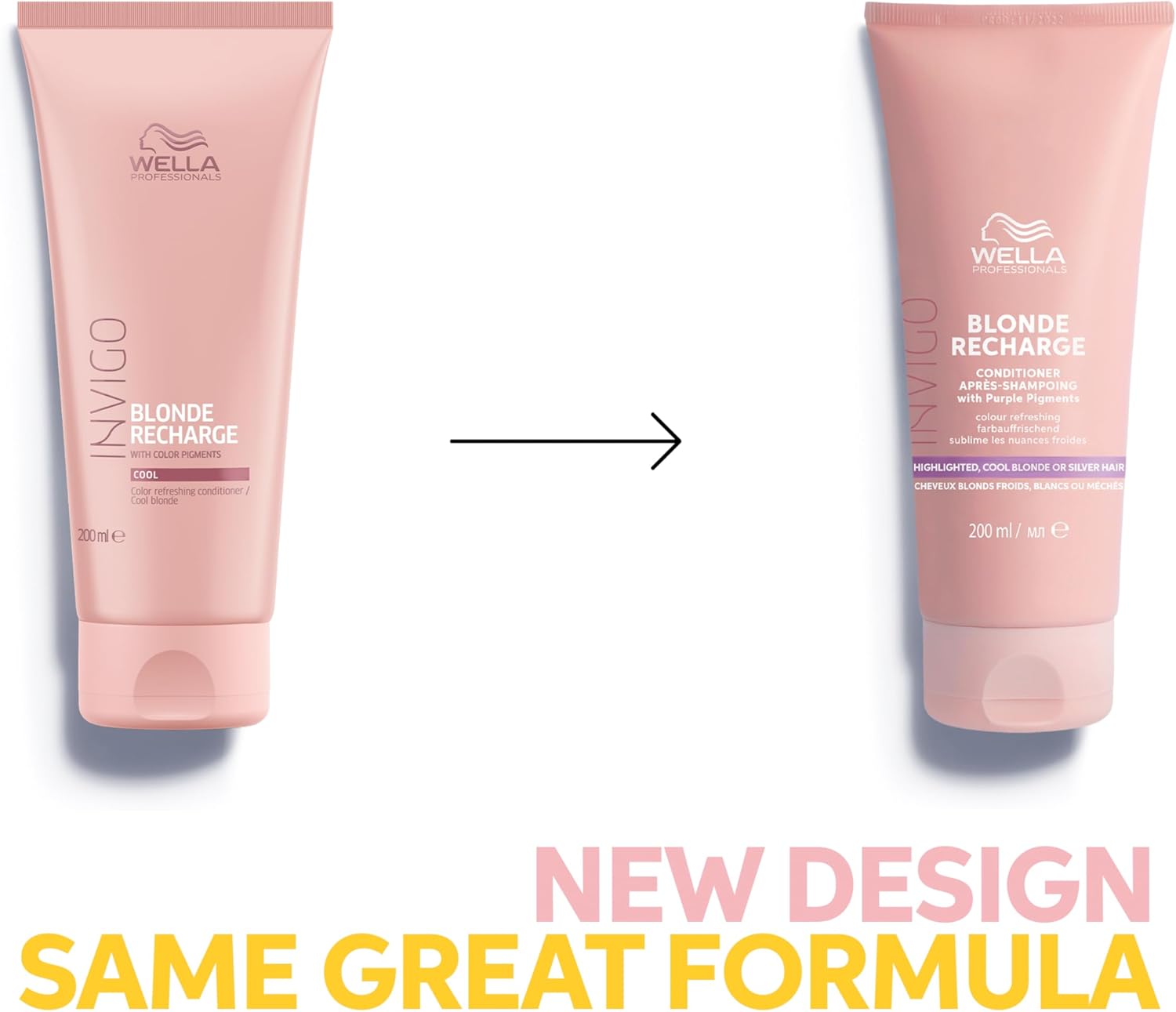 Thumbnail 2 de Wella Professionals Invigo Blonde Recharge Conditioner (200ml) for cool blonde tones