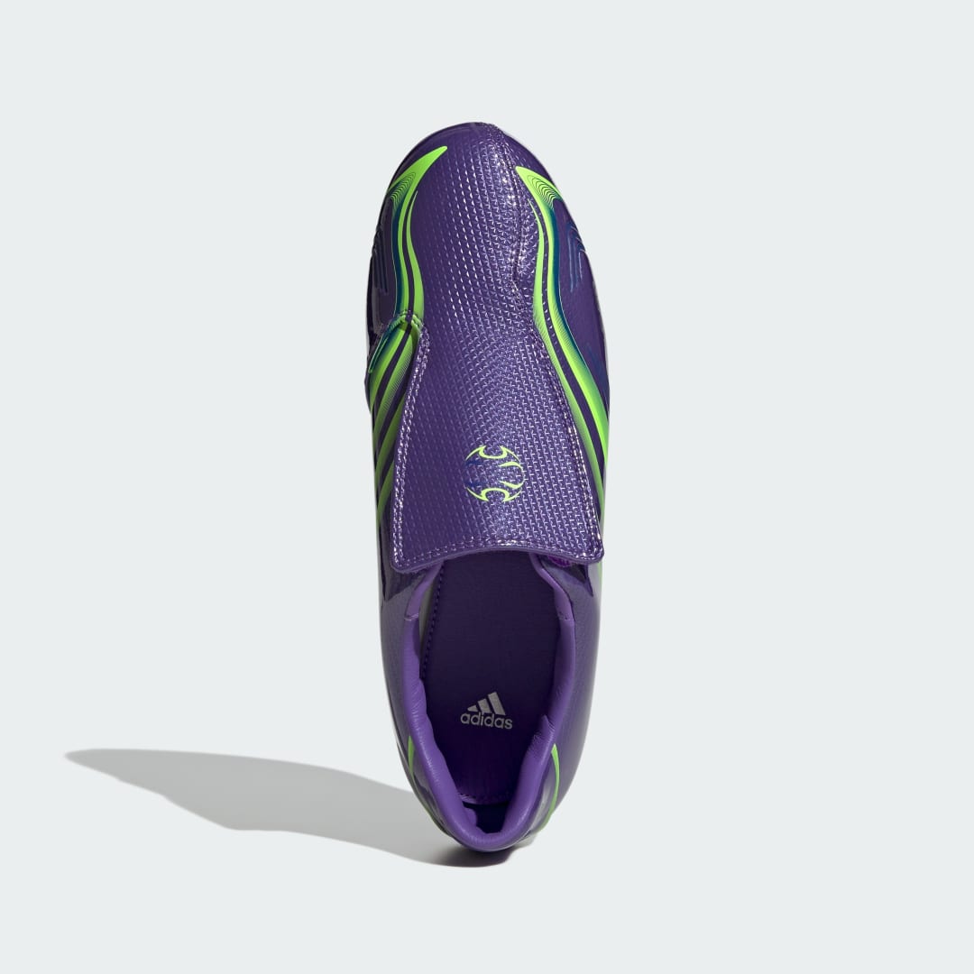 Detalle 2 de Zapatilla Taekwondo F50 de Adidas – color violeta